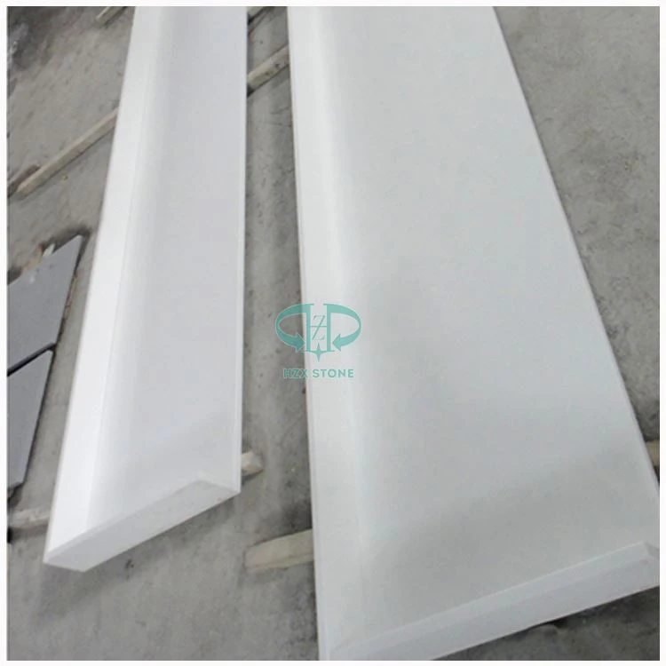 Pure White Quartz Kitchen Countertops