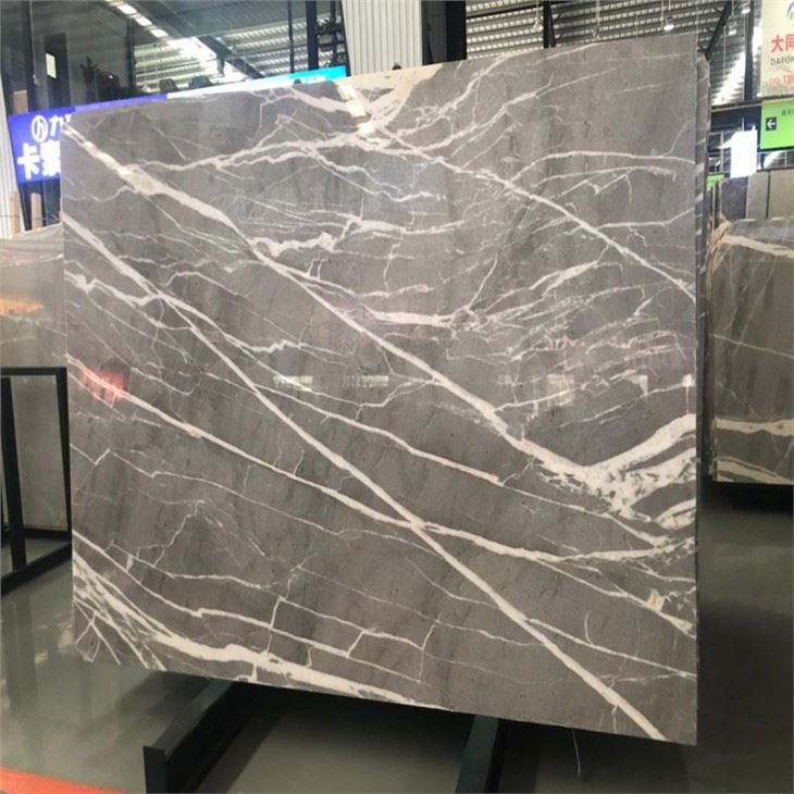 Polished Carso Grey Marble Slabs