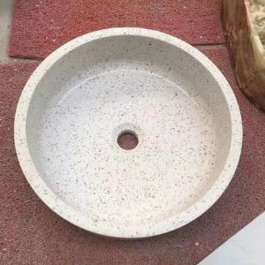Harmaa Terrazzo -kiviallas