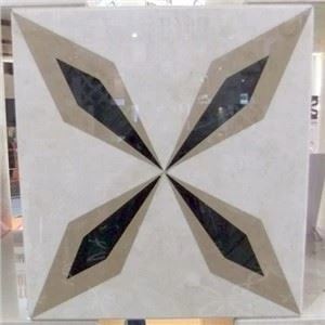 Waterjet Medallion marmorilaatat lattiapäällysteisiin