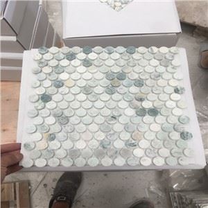 Kiina Ming Green Marble Mosaic Tile