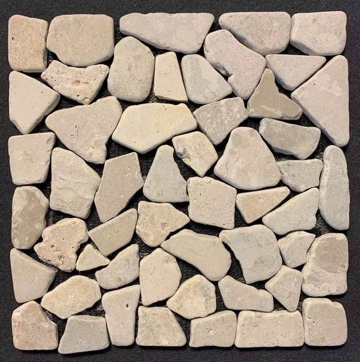 Stone Mosaic Pebble Floor And Wall Tile