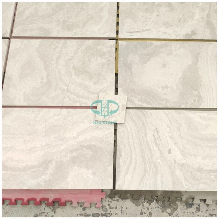 White Wooden Marble Flooring