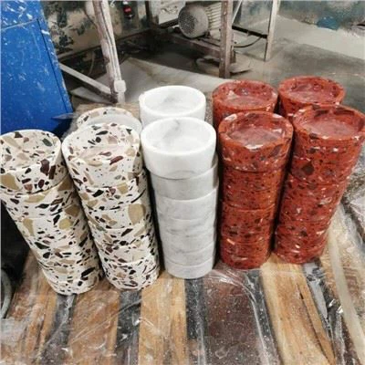 Terrazzo Stone Pet Bowl