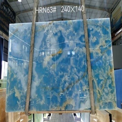 Blue Natural Onyx Slab